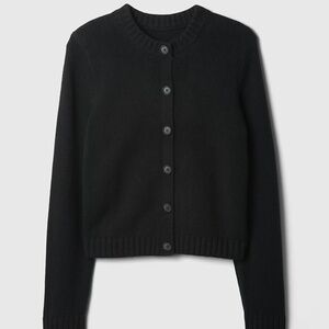 NWOT, GAP Women's CashSoft Cropped Cardigan, Black, XL